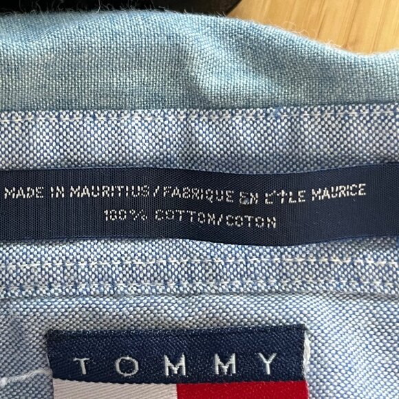 VTG 90s Tommy Hilfiger LG Mens USA Flag Stars & Strips, Election American Pride - Picture 13 of 13